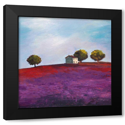 Late Afternoon Black Modern Wood Framed Art Print by Bloom, Philip