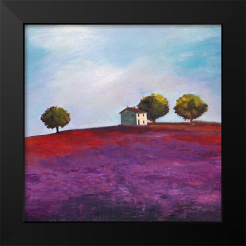 Late Afternoon Black Modern Wood Framed Art Print by Bloom, Philip