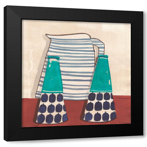 Cuisine I Black Modern Wood Framed Art Print by Dupree, Pat