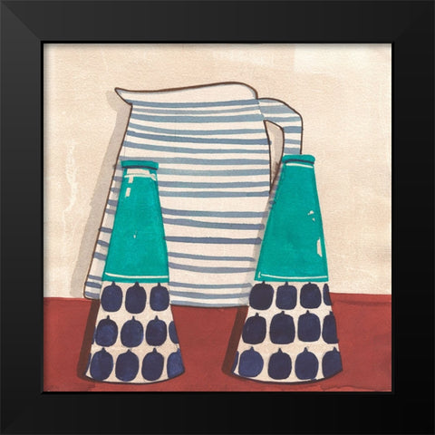 Cuisine I Black Modern Wood Framed Art Print by Dupree, Pat