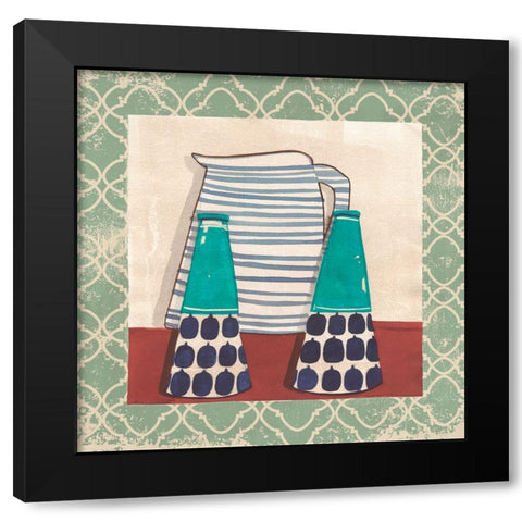 Cuisine Decoration I Black Modern Wood Framed Art Print with Double Matting by Dupree, Pat