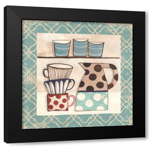 Cuisine Decoration II Black Modern Wood Framed Art Print by Dupree, Pat