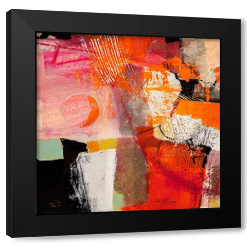 Colors of Summer I Black Modern Wood Framed Art Print by Pima, Arthur