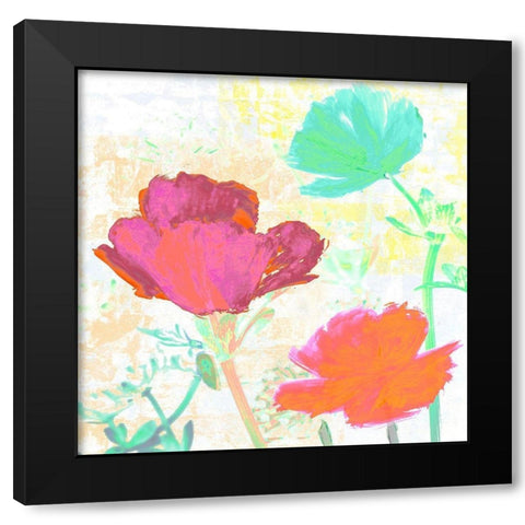 Divertissement dete II Black Modern Wood Framed Art Print by Muriel, Phelipau