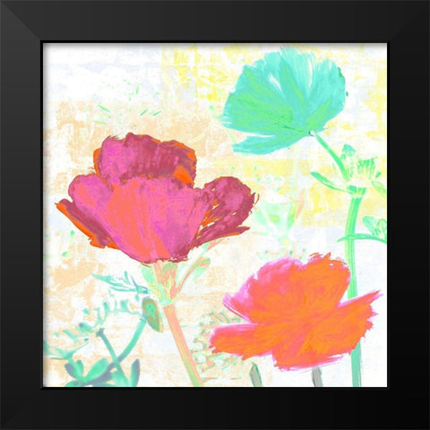 Divertissement dete II Black Modern Wood Framed Art Print by Muriel, Phelipau