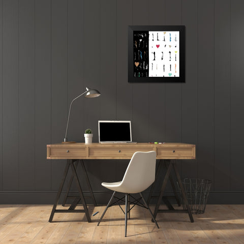 Act of Persistence #1 Black Modern Wood Framed Art Print by Peter, Winkel