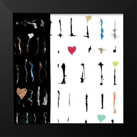 Act of Persistence #1 Black Modern Wood Framed Art Print by Peter, Winkel