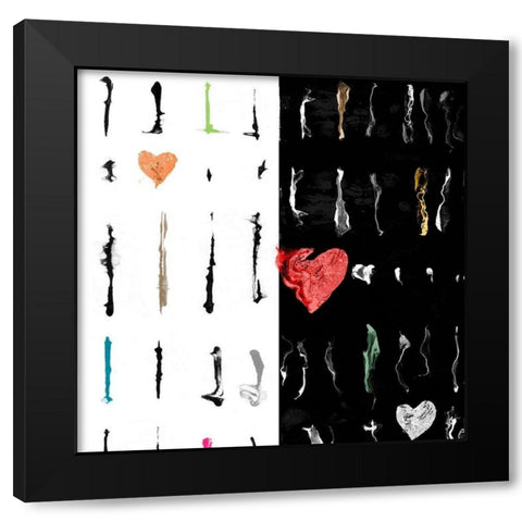 Act of Persistence #2 Black Modern Wood Framed Art Print by Peter, Winkel