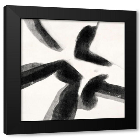 Smooth Signs II Black Modern Wood Framed Art Print by Peter, Winkel