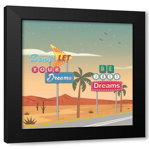 Believe you can...(detail I) Black Modern Wood Framed Art Print with Double Matting by Steven, Hill