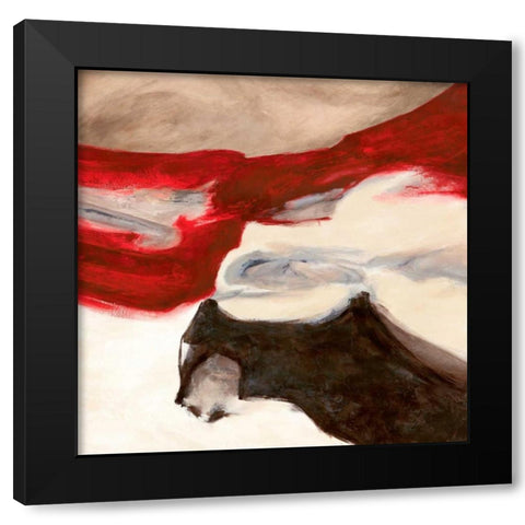 Katana II Black Modern Wood Framed Art Print by Stone, Jim