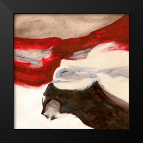 Katana II Black Modern Wood Framed Art Print by Stone, Jim