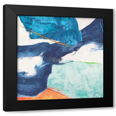 High Tide I Black Modern Wood Framed Art Print with Double Matting by Jim, Stone