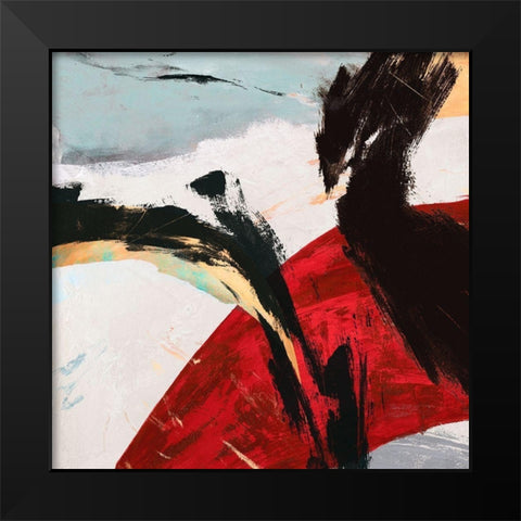 Ride the Tiger I Black Modern Wood Framed Art Print by Jim, Stone