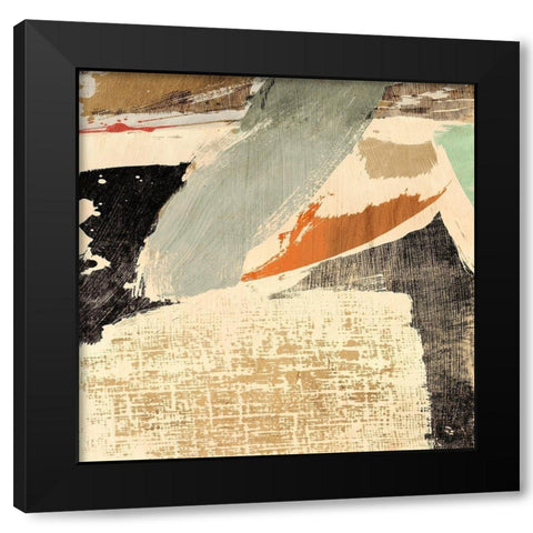 Stone Garden II Black Modern Wood Framed Art Print with Double Matting by Stone, Jim