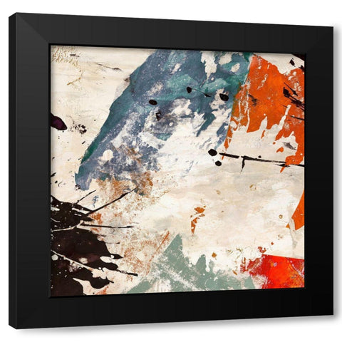 Colors Dancing I Black Modern Wood Framed Art Print by Stone, Jim