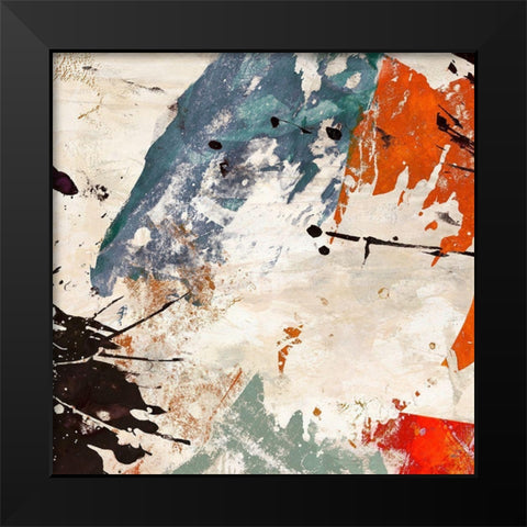 Colors Dancing I Black Modern Wood Framed Art Print by Stone, Jim