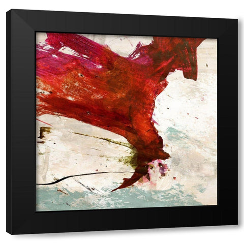 Colors Rumbling II Black Modern Wood Framed Art Print by Stone, Jim