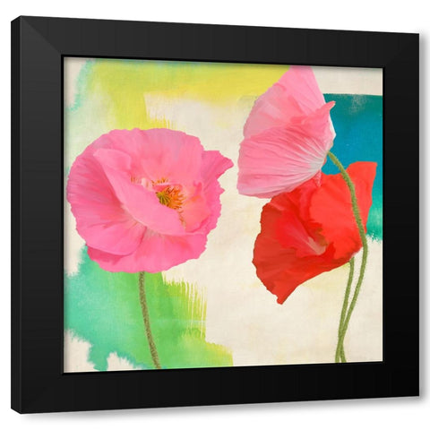 Festival I (detail) Black Modern Wood Framed Art Print with Double Matting by Rizzardi, Teo