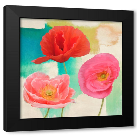 Festival II (detail) Black Modern Wood Framed Art Print by Rizzardi, Teo