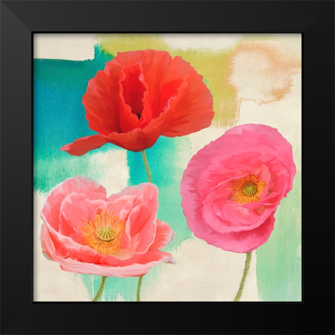 Festival II (detail) Black Modern Wood Framed Art Print by Rizzardi, Teo