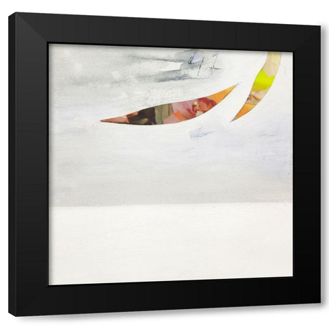 Continuum I Black Modern Wood Framed Art Print with Double Matting by Teruzzi, Vittorio