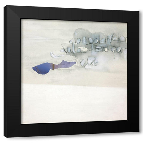 Continuum II Black Modern Wood Framed Art Print by Teruzzi, Vittorio