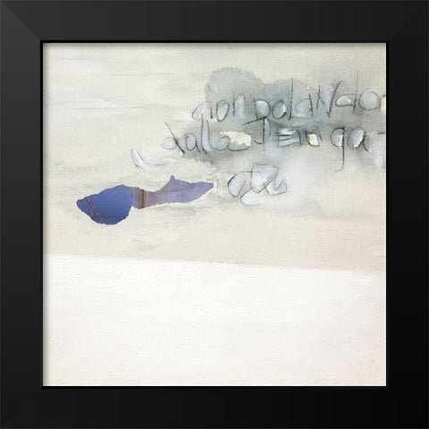 Continuum II Black Modern Wood Framed Art Print by Teruzzi, Vittorio