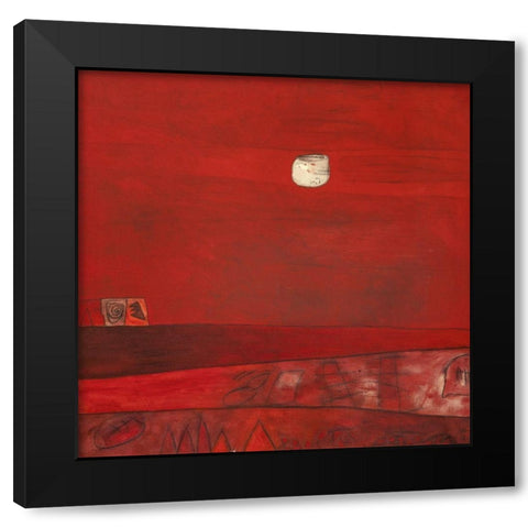 Falso monocromo Black Modern Wood Framed Art Print by Teruzzi, Vittorio