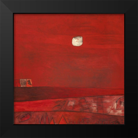 Falso monocromo Black Modern Wood Framed Art Print by Teruzzi, Vittorio