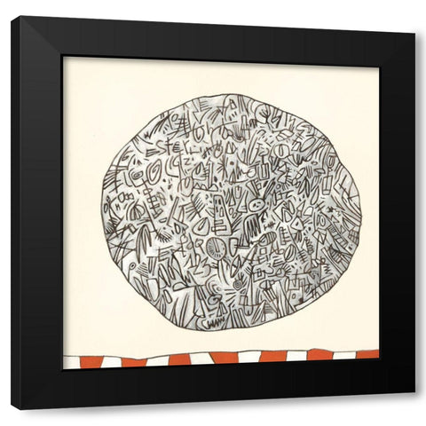 Non sei piu qui Black Modern Wood Framed Art Print by Teruzzi, Vittorio