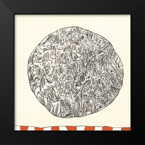 Non sei piu qui Black Modern Wood Framed Art Print by Teruzzi, Vittorio