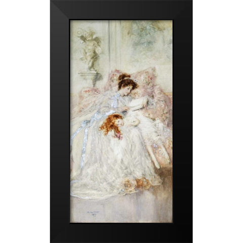 Precious Moments Black Modern Wood Framed Art Print by Gow, Mary Louise