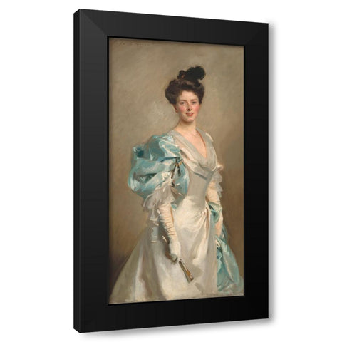 Mary Crowninshield Endicott Chamberlain Black Modern Wood Framed Art Print with Double Matting by Sargent, John Singer
