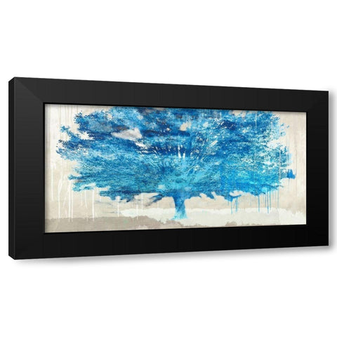 Treexplosion Black Modern Wood Framed Art Print with Double Matting by Alex, Blanco