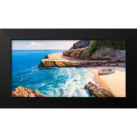 Pomeriggio mediterraneo Black Modern Wood Framed Art Print by Galasso, Adriano