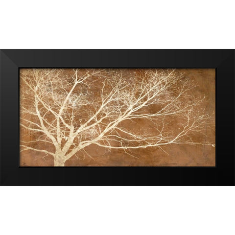Dream Tree Black Modern Wood Framed Art Print by Aprile, Alessio
