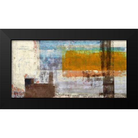 Serendipity Black Modern Wood Framed Art Print by Aprile, Alessio