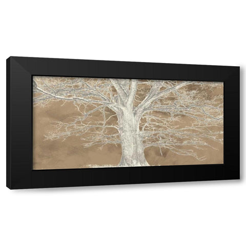 White Oak Black Modern Wood Framed Art Print with Double Matting by Aprile, Alessio