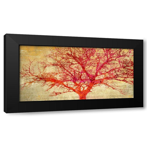 Coral Tree Black Modern Wood Framed Art Print by Aprile, Alessio