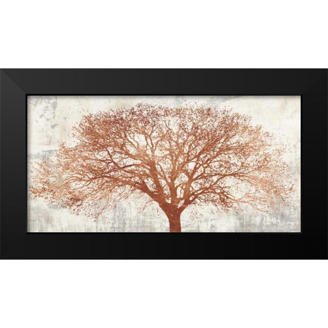 Tree of Bronze Black Modern Wood Framed Art Print by Aprile, Alessio