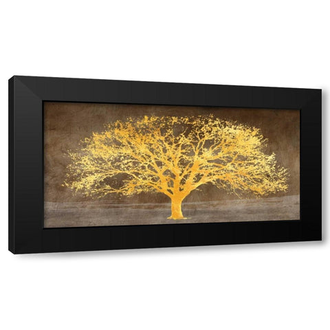 Shimmering Tree Ash Black Modern Wood Framed Art Print by Aprile, Alessio