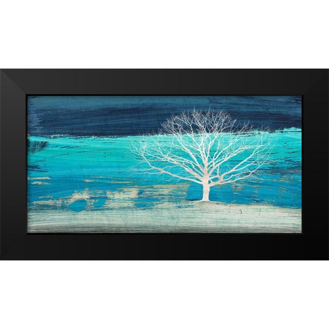 Treescape 3 (Azure) Black Modern Wood Framed Art Print by Alessio, Aprile