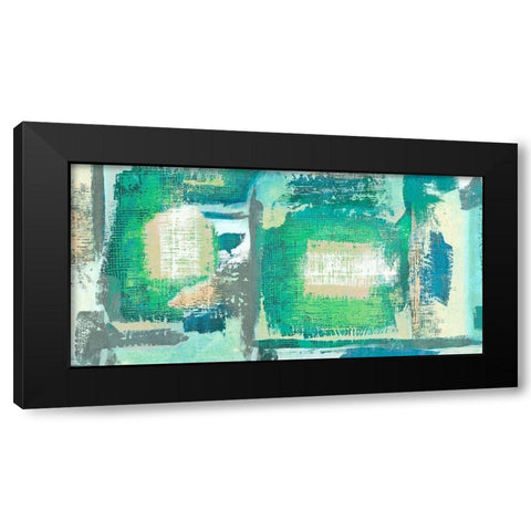 Crystalline Black Modern Wood Framed Art Print with Double Matting by Alessio, Aprile