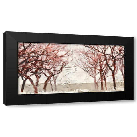 Rusty Trees Black Modern Wood Framed Art Print with Double Matting by Alessio, Aprile