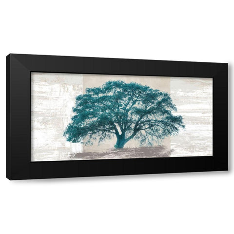 Octanium Tree Panel Black Modern Wood Framed Art Print by Aprile, Alessio