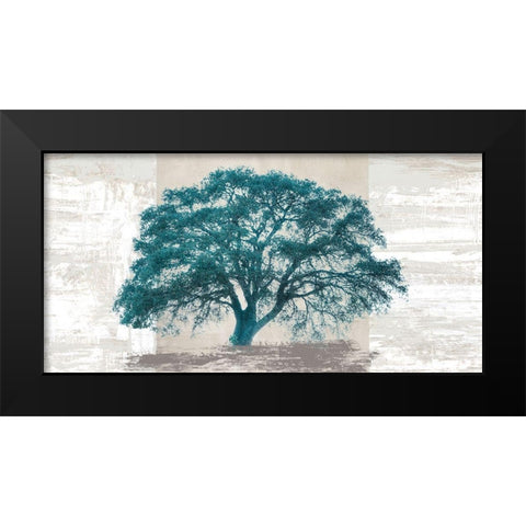 Octanium Tree Panel Black Modern Wood Framed Art Print by Aprile, Alessio