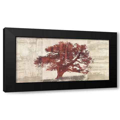 Rusty Tree Panel Black Modern Wood Framed Art Print by Aprile, Alessio