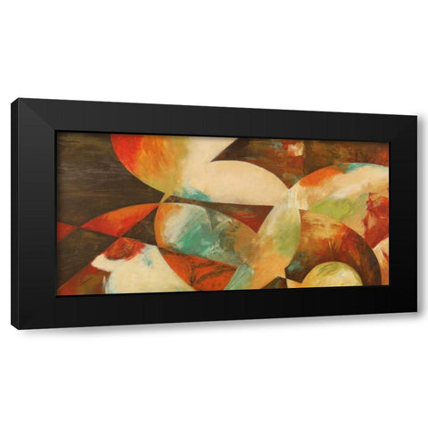 Jam Session Black Modern Wood Framed Art Print by King, Amber