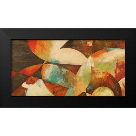 Jam Session Black Modern Wood Framed Art Print by King, Amber